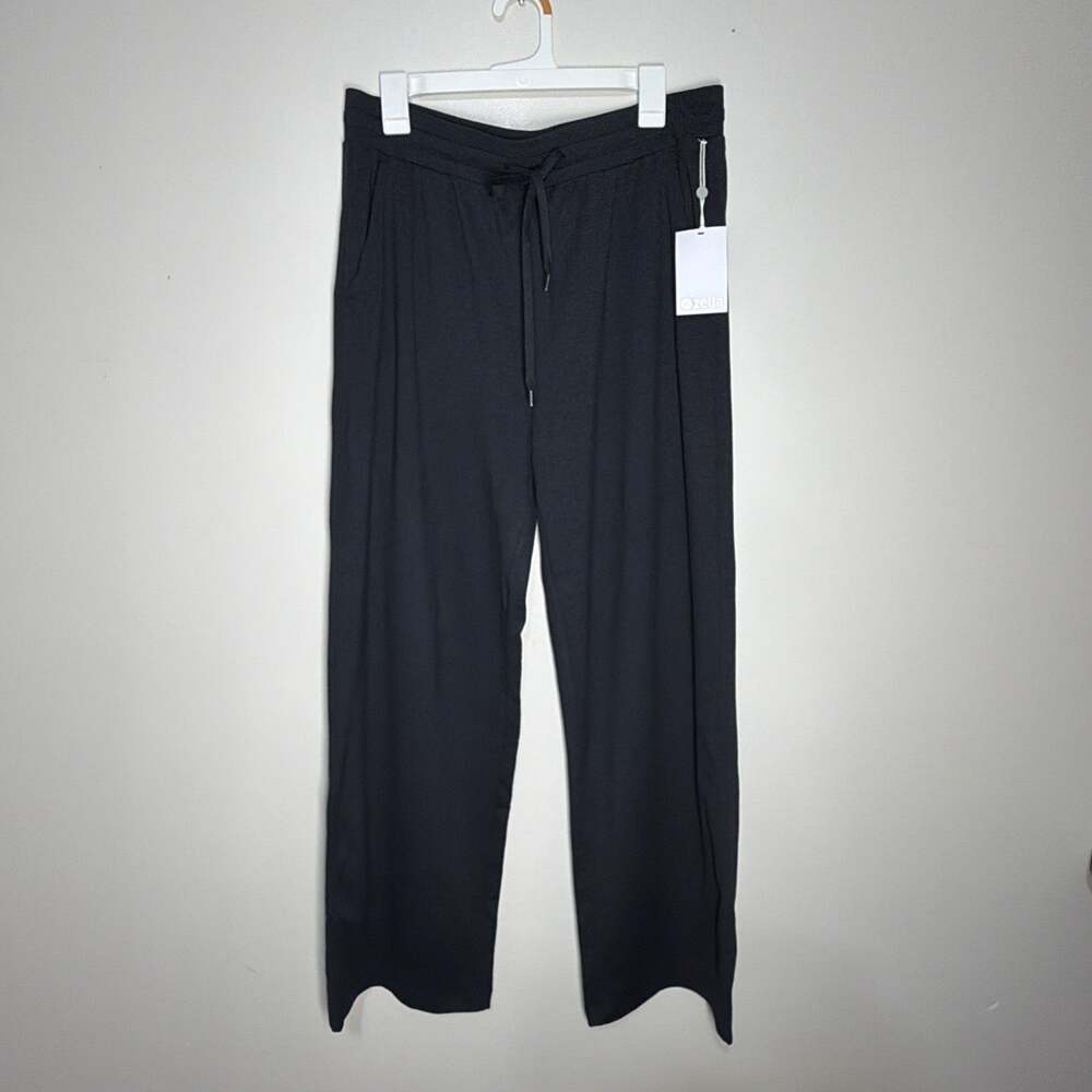 Zella Restore Soft Straight Leg Drawstring Pants Womens Large Drawstring Pull On